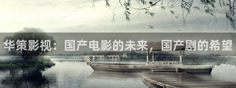 色婷婷影院十八影院：华策影视：国产电影的未来，国产剧的希望